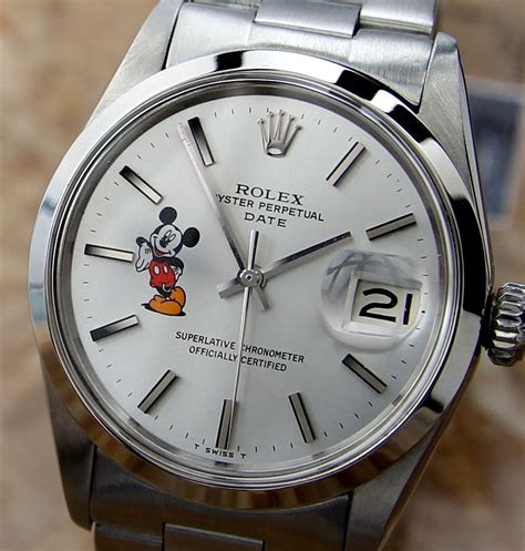 rolex disney mickey mouse watch